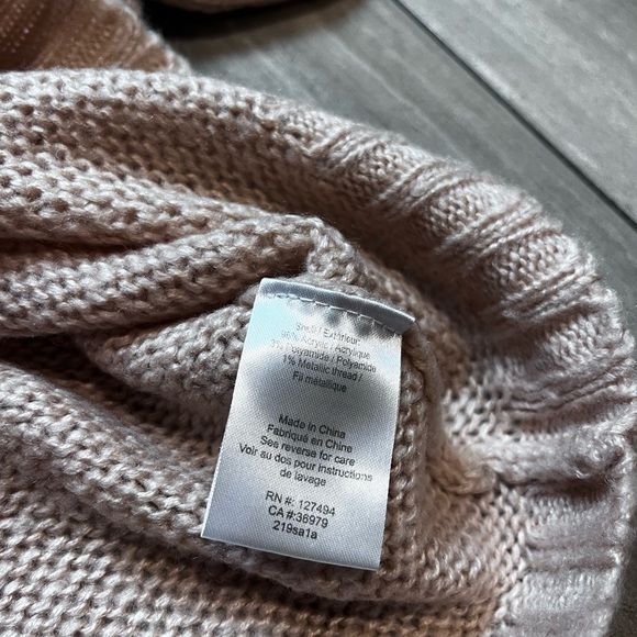 Heartloom Womens Maya Fair Isle Pink Sweater Size XS - Picture 6 of 7